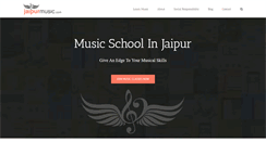 Desktop Screenshot of jaipurmusic.com